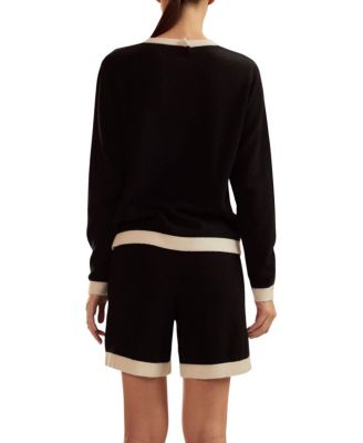 Wool Cashmere 2 Tones Shorts