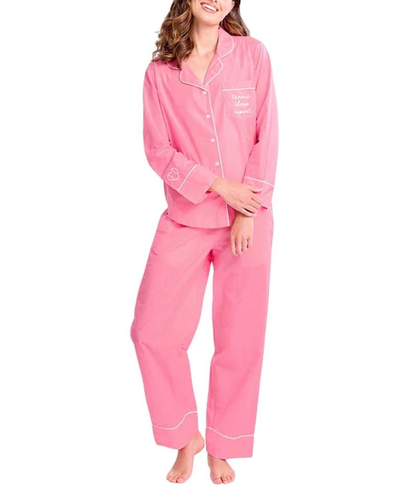Ame & Lulu Women's Long Pajama Set