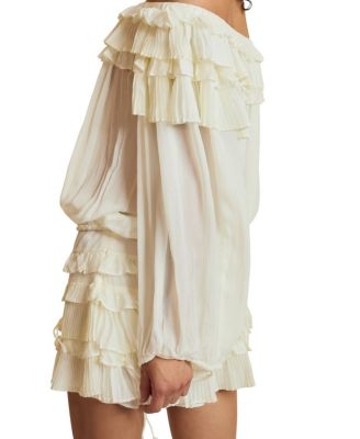 Off Shoulder Ruffle Blouse