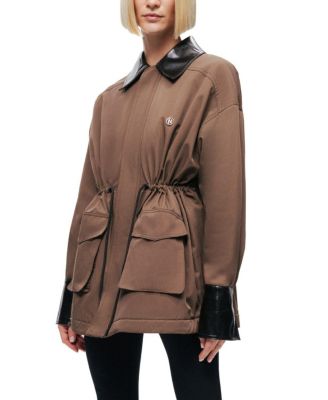 Contrast Collar Utility Jacket
