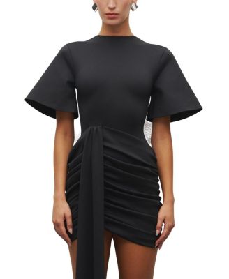  The Draped T-Shirt Mini Dress