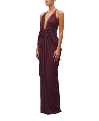  The Draped Halter Gown