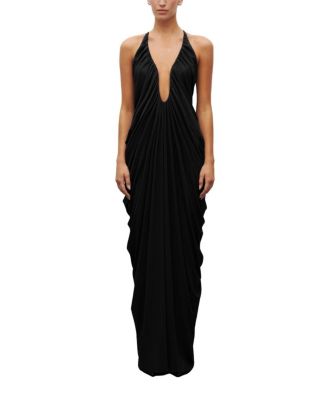  The Draped Halter Gown