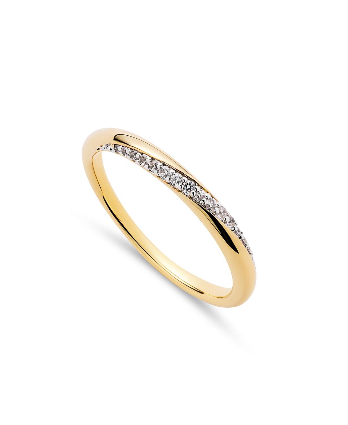 Ana Luisa Kira Slim Gold Band Ring