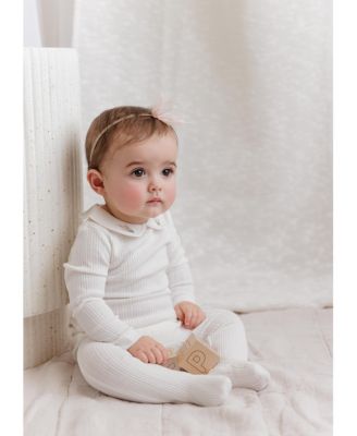  Unisex Organic Cotton Embroidered Collar Collection Blanket - Baby