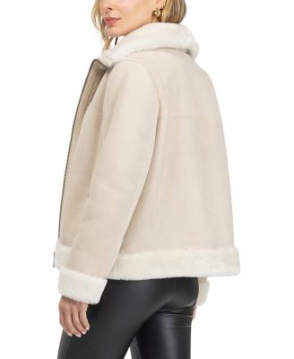  Merino Shearling Lamb Zip Jacket