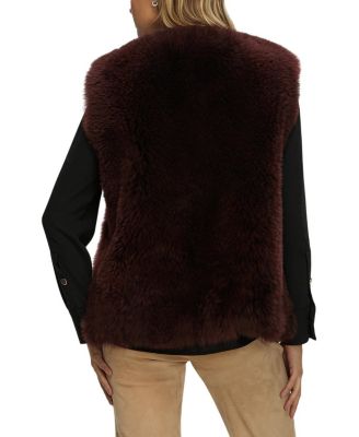 Select Cashmere Goat Collarless Vest