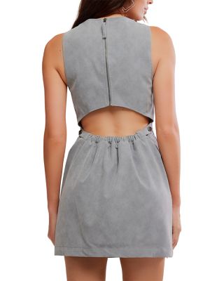 Atlas Faux Suede Mini Dress