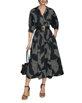 Sleeveless Belted Midi Dress