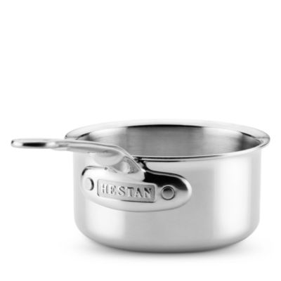 ProBond Luxe 0.75-Qt. Polished Professional Clad Stainless Steel Butter Warmer