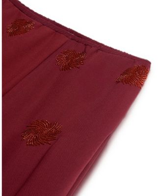  Embellished Bootcut Pants