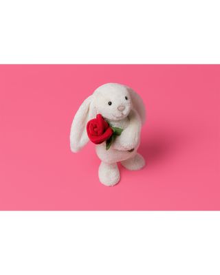 Cream Bunny with Rose Plush - Ages 0+