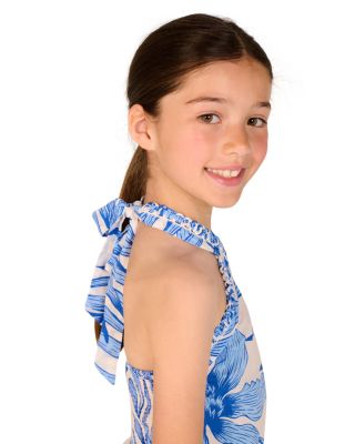 Girls' Palm Leaf Print Dress - Little Kid, Big Kid
