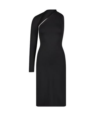 Manhattan One Shoulder Midi Dress