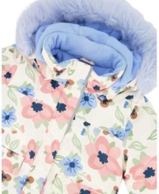 Girls' Two-Piece Discover Snowsuit with Floral Printed Jacket - Little Kid, Big Kid