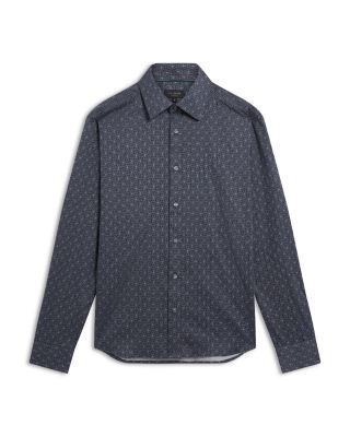 Blockly Long Sleeve Mini Leaf Shirt