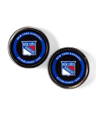 NHL Puck Shaped Glass Coaster, Set of 2