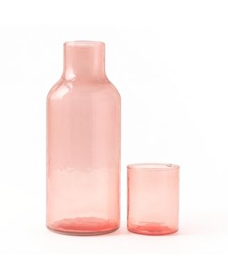 Glass Carafe and Cup