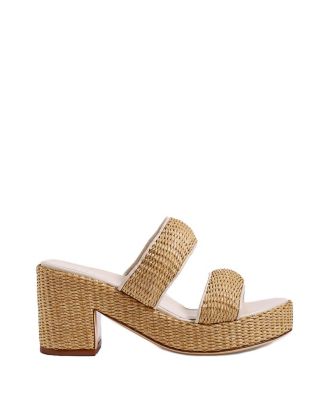  Women's Raffia Amelia Platform Sandal