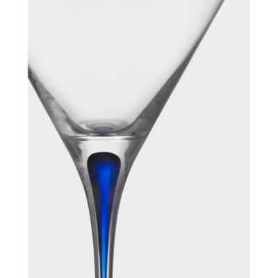 Intermezzo Blue Set of 2 Martini Glasses