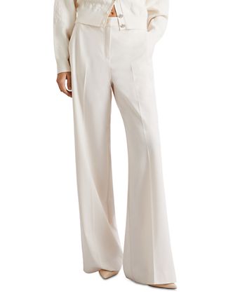 winter white dress slacks Talbots Womens Wool Winter Work Wear: Wool Lady Jacket Simple Slacks Extra Petite Made of a luxurious poly/ voscose blend fabric that looks and feels like super 100 wool Winter White Pants - Bloomingdale's