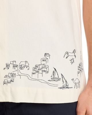 Embroidered Short Sleeve Shirt