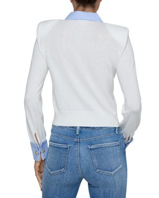 April Poplin Collar Pullover