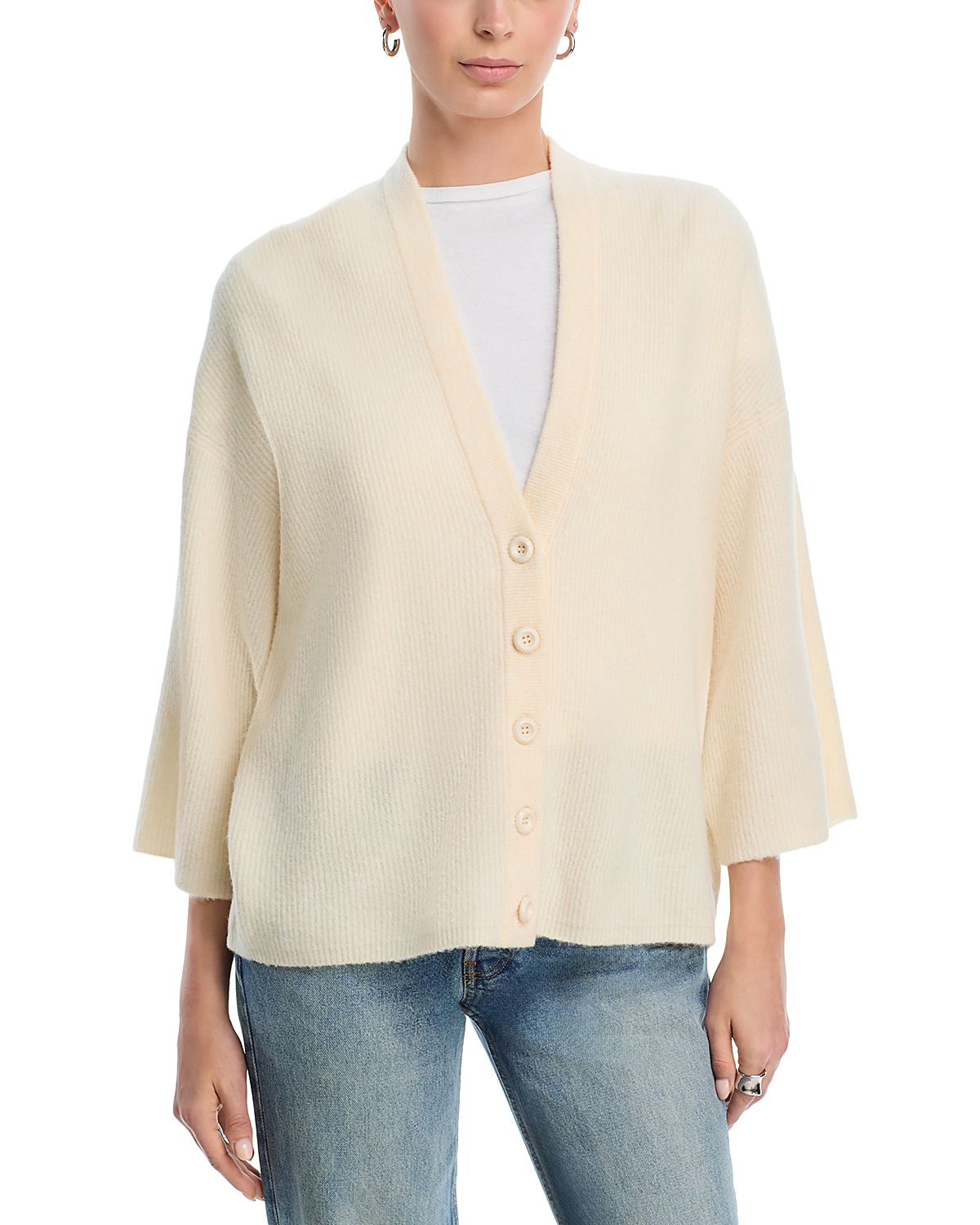 American Vintage V Neck Cardigan Sweater