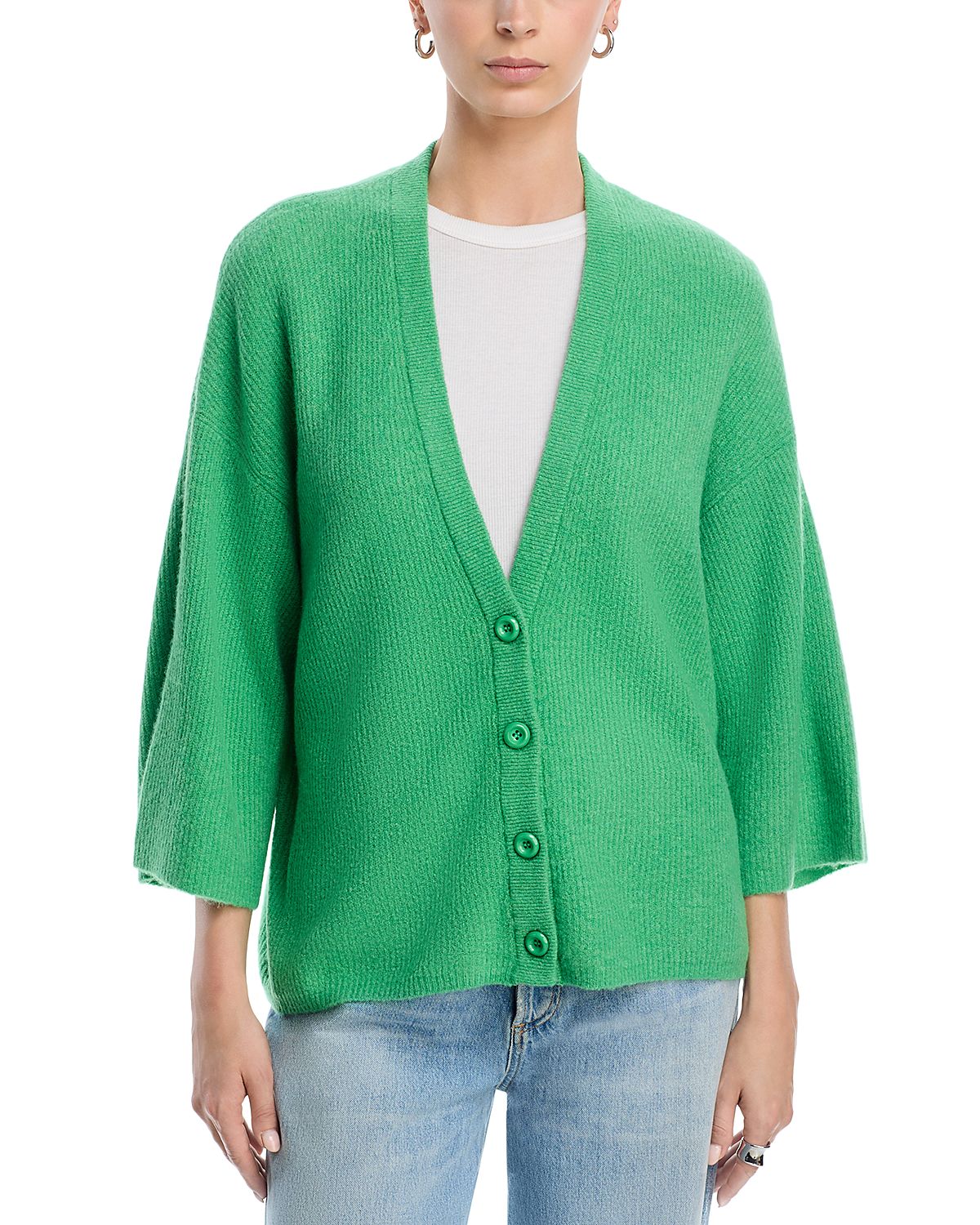 American Vintage V Neck Cardigan Sweater