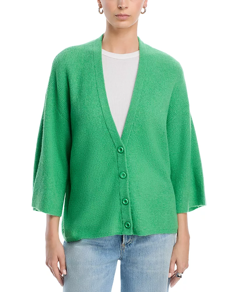 American Vintage V Neck Cardigan Sweater