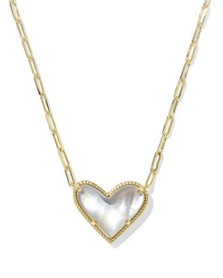 Ari Heart Statement Pendant Necklace, 19"