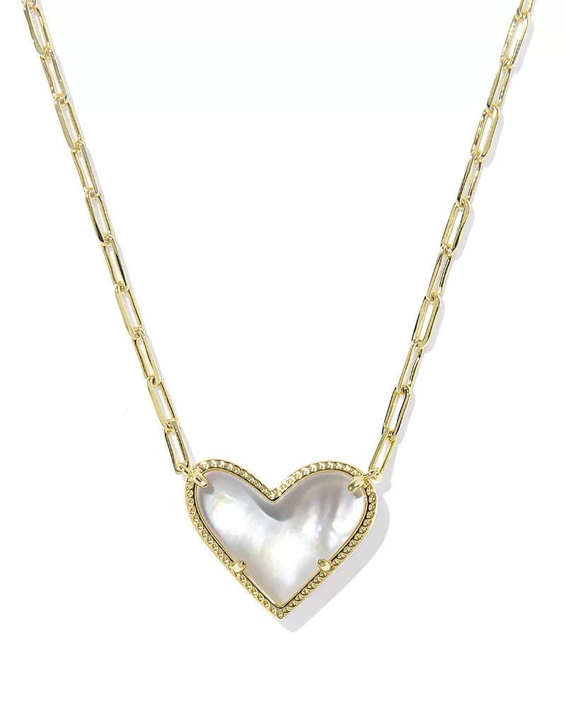 Kendra Scott Ari Heart Statement Pendant Necklace, 19
