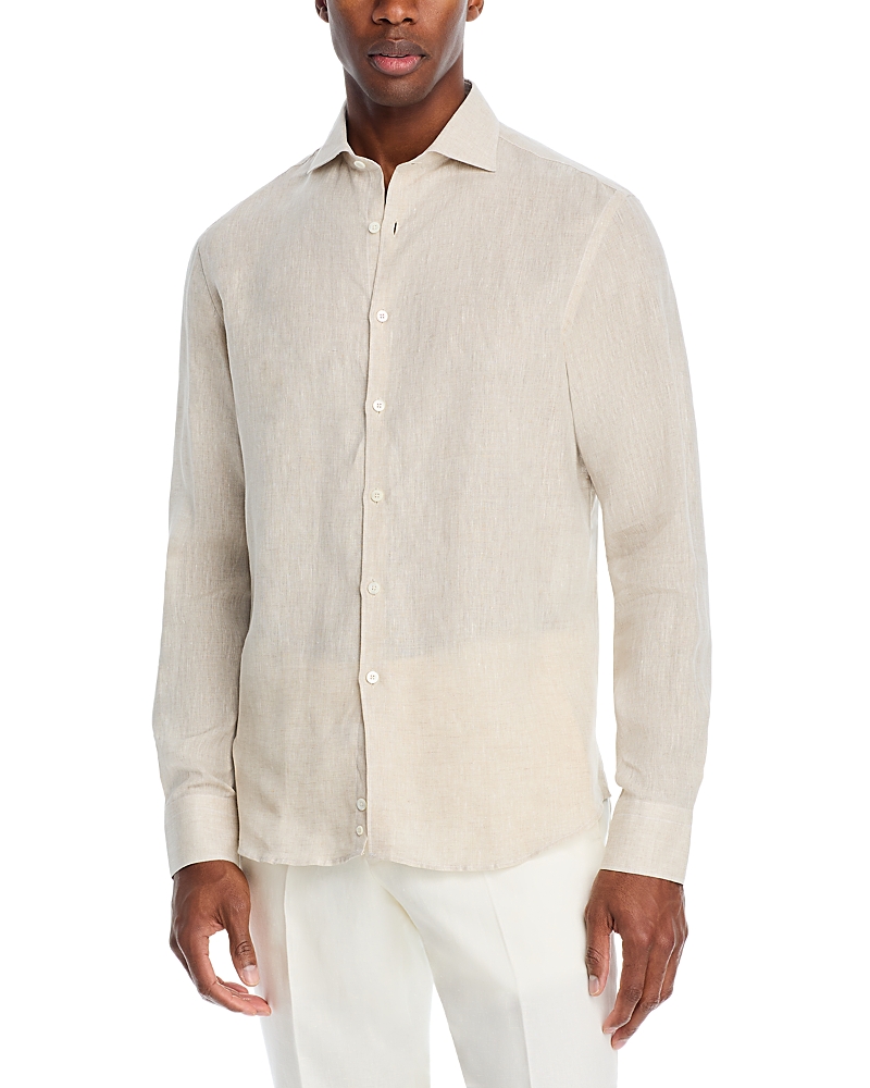 Canali Linen Sport Shirt · Medium