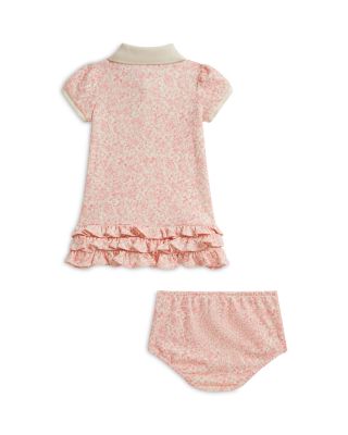 Girls' Strawberry Cotton Polo Dress & Bloomer - Baby