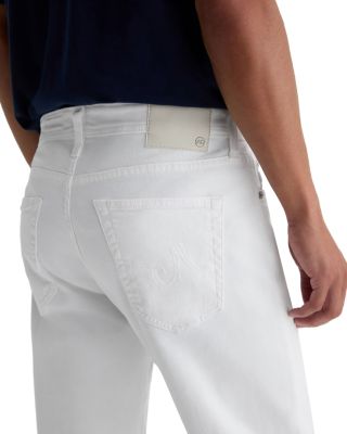 Tellis Slim Straight Fit White Jeans
