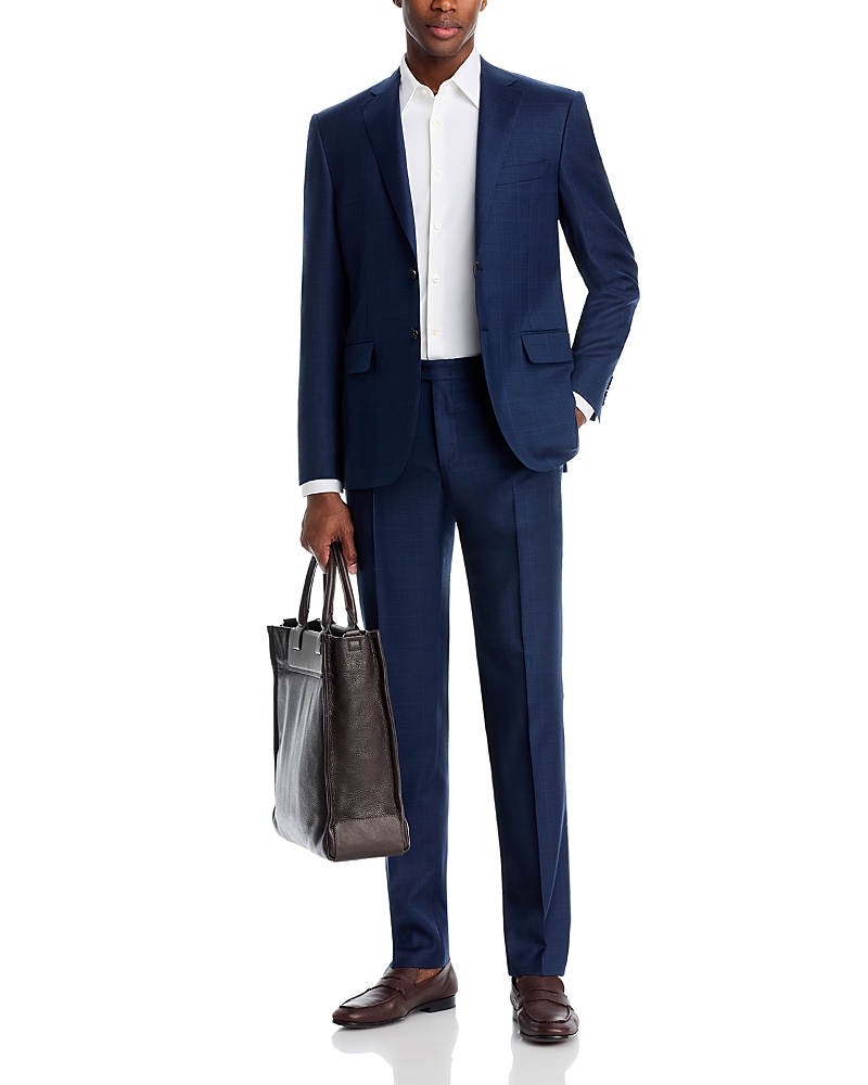 Canali Siena Tonal Plaid Classic Fit Suit