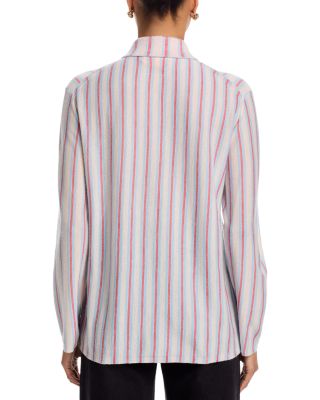 Fine Stripe Showtime Cashmere Shirt 