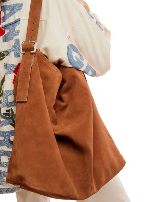 WTF Honor Suede Hobo Bag