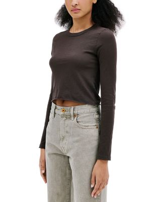 Baby Long Sleeve Cropped Tee