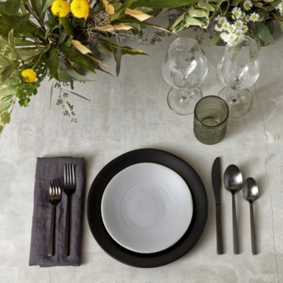 Heirloom Charcoal 16-Piece Dinnerware Set