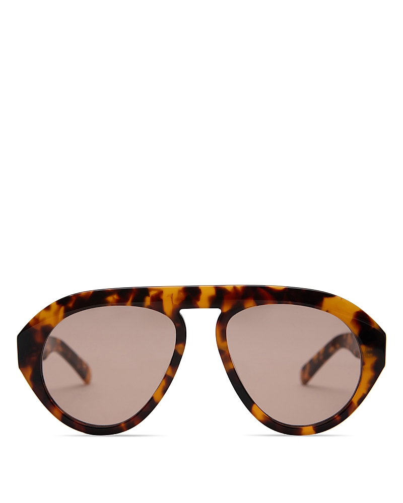 Elisa Johnson Val Aviator Sunglasses, 50mm