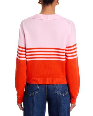Jules K Striped Color Blocked Sweater