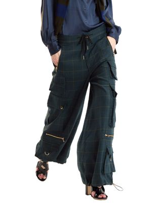 Plaid Cargo Pants
