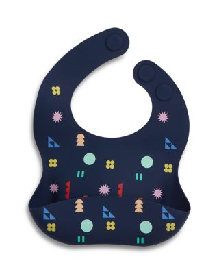 Boys' Geo Print Silicone Bib