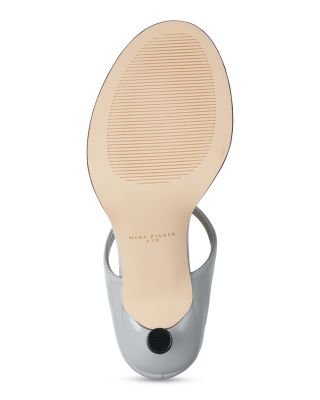 Women's Alonde Leather High Heel Slide Sandals