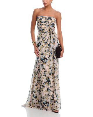 Magy Trailing Iris Gown