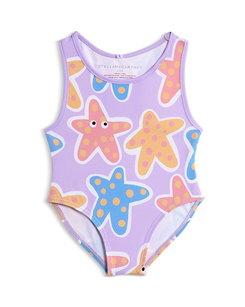 Stella McCartney Girls' Starfish Print Swimsuit - Baby