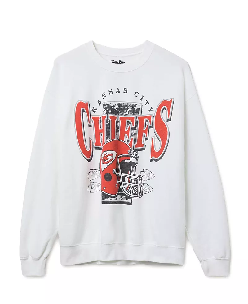 Junk Food Clothing Unisex Nfl Kansas City Chiefs Conversion Flea Market Crew Fleece