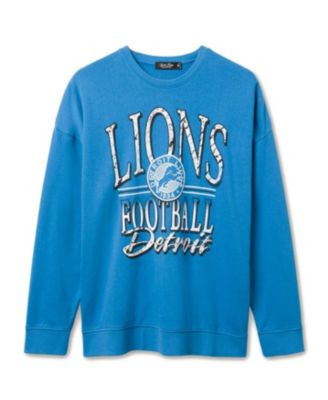  Unisex NFL Detroit Lions Lateral Crew Fleece