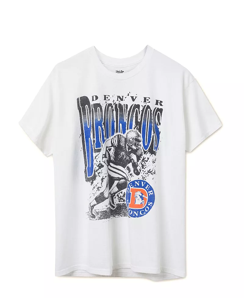 Junk Food Clothing Unisex Nfl Denver Broncos Rushing Flea Market Tee